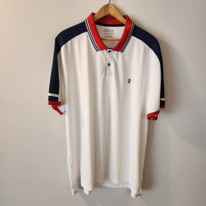 IZod Polo, USA Red, White and Blue - Size XXL